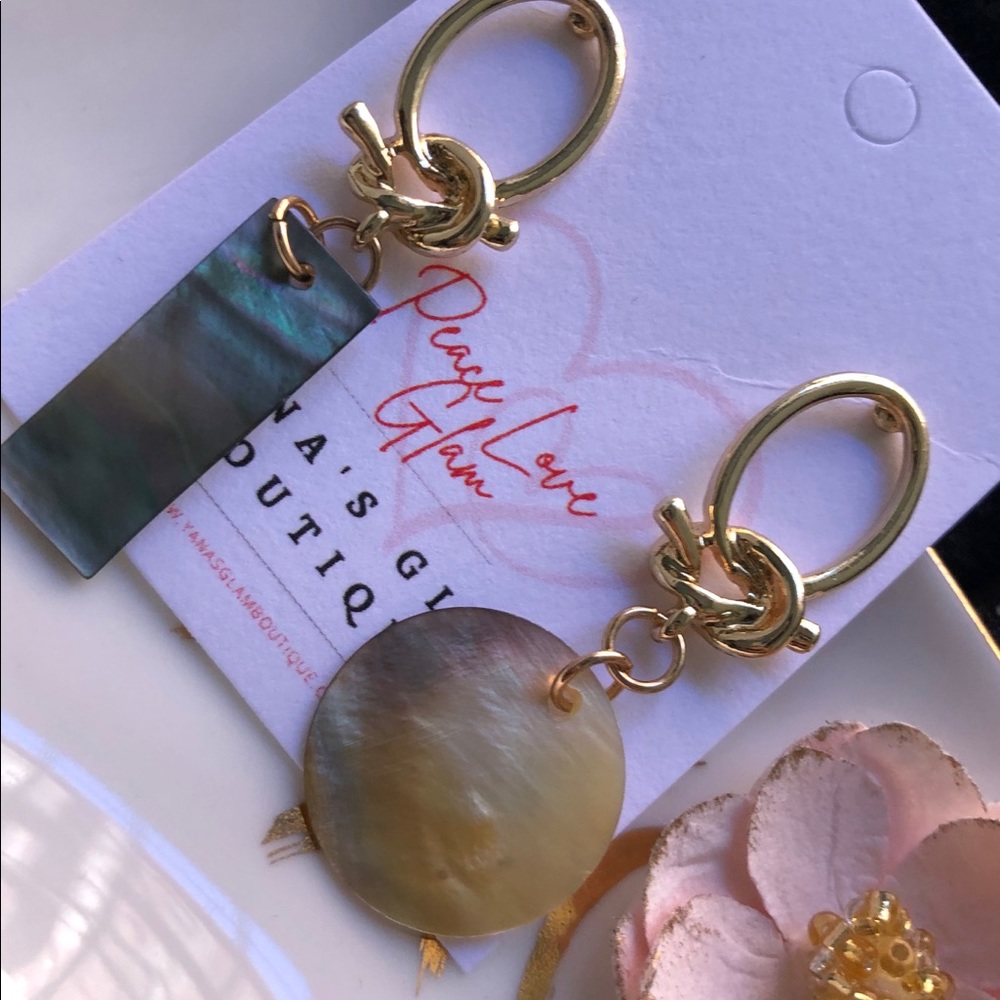 Sand and Sea Earrings - Picture 3 of 5